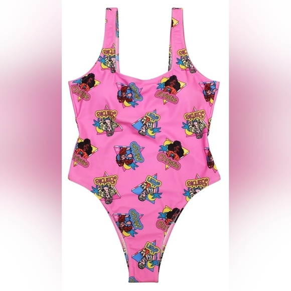 Cakeworthy Barbie Pink California Dream Swimsuit Size 4X - Picture 2 of 10